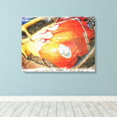 Grunge Custom Truck Leinwand (Insitu (Holzboden))