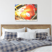 Grunge Custom Truck Leinwand (Insitu (Schlafzimmer))