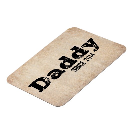 Grunge Daddy Seit 2014 Magnet (Linke Seite)