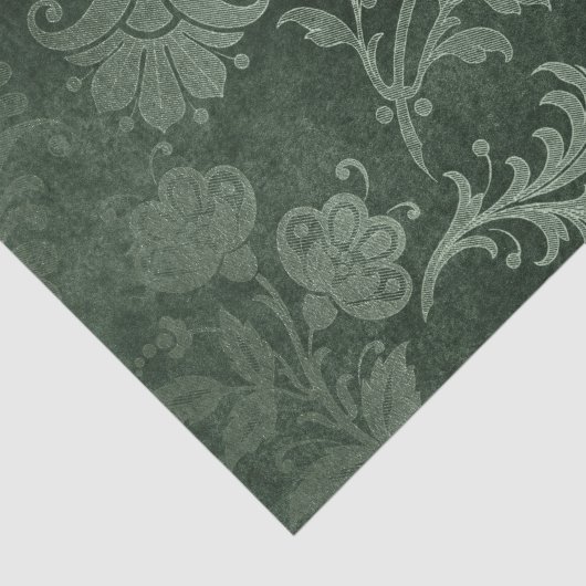 Grunge Damask Muster Seidenpapier (Ausschnitt)