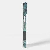 Grunge Damast Muster mit Monogramm Case-Mate iPhone Hülle (Rückseite / Rechts)