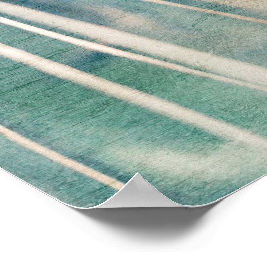 Grunge Dandelion Poster (Ecke)