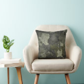 Grunge Dark Camouflage Throw Kissen (Stuhl )