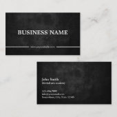 Grunge Dark Martial Arts Visitenkarte (Vorne/Hinten)