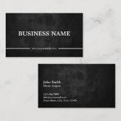 Grunge Dark Plastic Chirurg Visitenkarte (Vorne/Hinten)