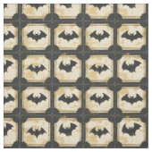 Grunge Denim Halloween Patchwork mit Fledermäusen Stoff (Muster)