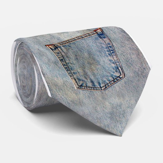 Grunge-Denim-Krawatte Krawatte (Gerollt)