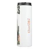 Grunge Desert Christlich Scripting Design Thermosbecher (Rückseite)