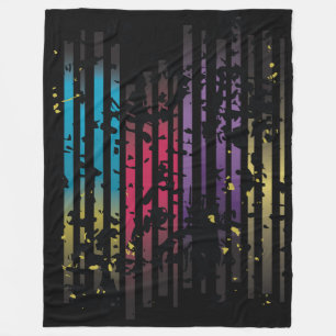 Grunge Design Fleece Blanket