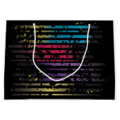 Grunge Design Geschenktasche Große Geschenktüte (Vorderseite)