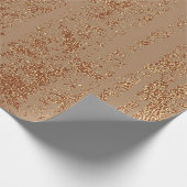 Grunge Design. Kupferglänzende Hintergrundfarbe. m Geschenkpapier (Ecke)