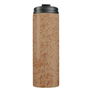 Grunge Design. Kupferglänzende Hintergrundfarbe. M Thermosbecher