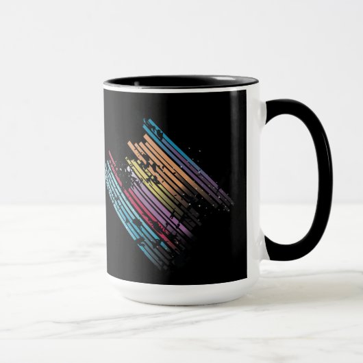 Grunge Design-Tasse Tasse (Rechts)