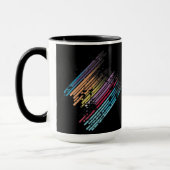 Grunge Design-Tasse Tasse (Links)