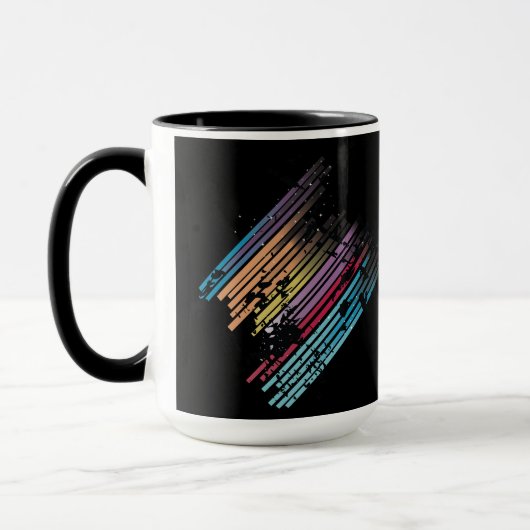 Grunge Design-Tasse Tasse (Links)