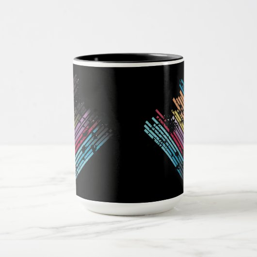 Grunge Design-Tasse Tasse (Zentrum)
