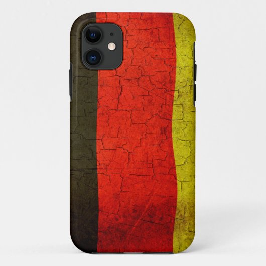 Grunge Deutsche Flagge Case-Mate iPhone Hülle (Rückseite)