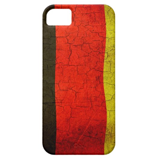 Grunge Deutsche Flagge Case-Mate iPhone Hülle (Rückseite)