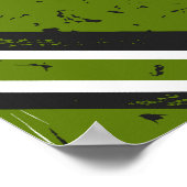 Grunge diagonale Streifen Abstraktes Design Poster (Ecke)