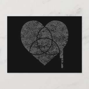 Grunge-Diagramm Postkarte