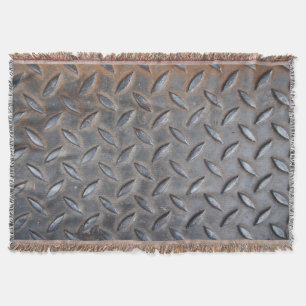 Grunge Diamantmetalle, geschweißte Stahlstruktur. Decke
