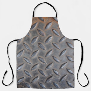 Grunge Diamantmetalle, geschweißte Stahlstruktur. Schürze
