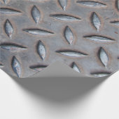 grunge Diamantuntergrund, geschweißte Stahlsurfe Geschenkpapier (Ecke)