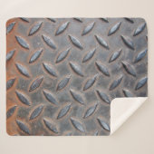 grunge Diamantuntergrund, geschweißte Stahlsurfe Sherpadecke (Vorderseite (Horizontal))