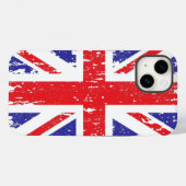 Grunge Distressed UK United Kingdom Flag Case-Mate iPhone Hülle (Rückseite (Horizontal))