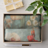 GRUNGE DISTRESSEITE FLORAL DECOUPAGE SEIDENPAPIER (Geschenk)