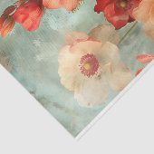 GRUNGE DISTRESSEITE FLORAL DECOUPAGE SEIDENPAPIER (Ausschnitt)