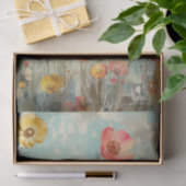 GRUNGE DISTRESSEITE FLORAL DECOUPAGE SEIDENPAPIER (Geschenk)