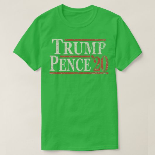Grunge Donald Mike Pence 2020 T-Shirt (Design vorne)