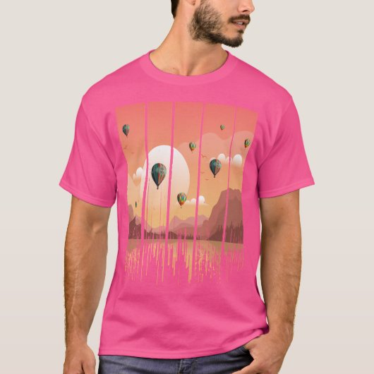 Grunge Driving Sunset Celebration Baseball Sleev T-Shirt (Vorderseite)