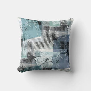 Grunge-Druck Kissen
