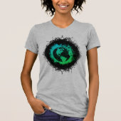 Grunge Earth Day T-Shirt (Vorderseite)