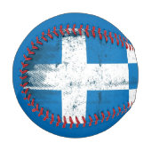 Grunge-Fahne Baseball (Vorderseite Links)