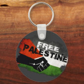 Grunge-Fahne Schlüsselanhänger (Vorderseite)