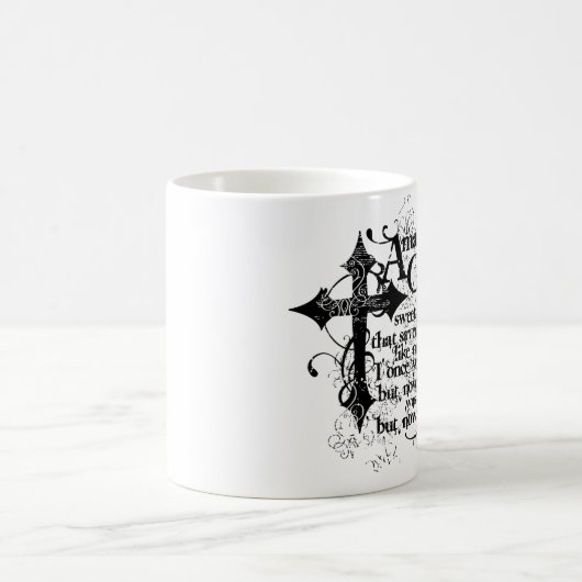 Grunge-fantastische Anmut-Tasse Kaffeetasse (Mittel)