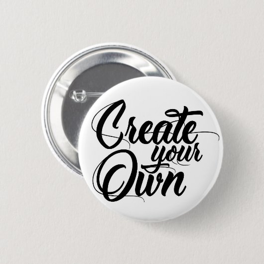 Grunge Farben - Rosa und Grün Button (Vorne & Hinten)