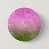 Grunge Farben - Rosa und Grün Button (Vorderseite)