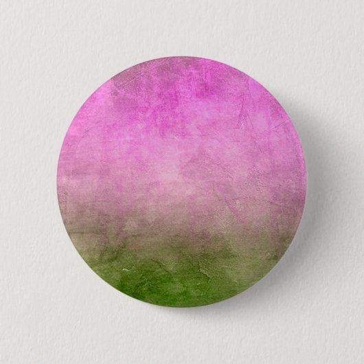 Grunge Farben - Rosa und Grün Button (Vorderseite)