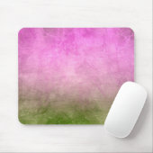 Grunge Farben - Rosa und Grün Mousepad (Mit Mouse)