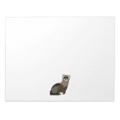 Grunge Ferret Notizblock (Vorderseite)