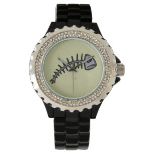 Grunge Fischzeit Armbanduhr