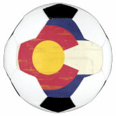 Grunge Flag Colorado Fußball (Vorderseite)
