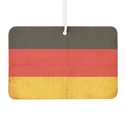Grunge Flag Deutschland Autolufterfrischer (Vorderseite)