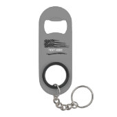 Grunge Flag Gray Correction Flaschenöffner (Rückseite)