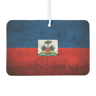 Grunge Flag Haiti Autolufterfrischer