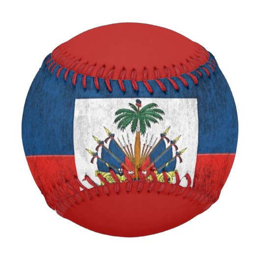 Grunge Flag Haiti Baseball (Vorderseite)